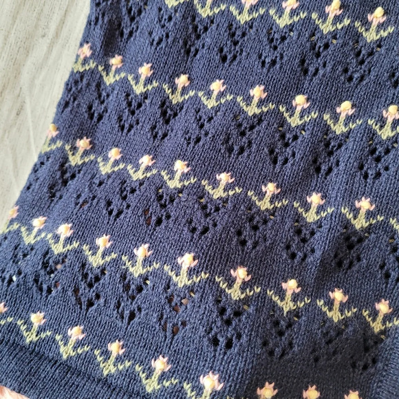 Northern Reflections Vintage Hong Kong •Sz Medium• Cottagecore Grandma Sweater - Picture 5 of 7